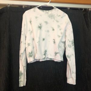 Tie Dye Forever 21 Cropped Sweater